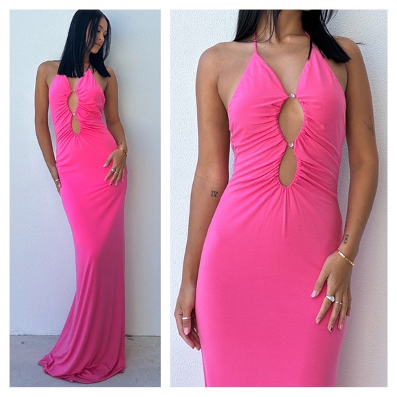 NBD Dresses & Skirts - NEW NBD Grecia halter maxi dress